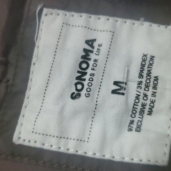 Sonoma Green Grey Brown Military Field Jacket Mens Size Medium W/ Snaps - Picture 6 of 10